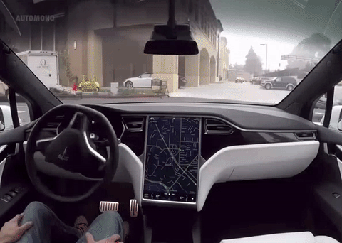 Tesla model S Gif