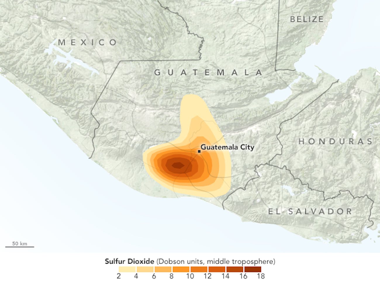 sulfur dioxide, Fuego