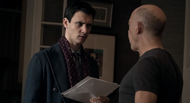 Harry Lloyd and J.K. Simmons in 'Counterpart.'