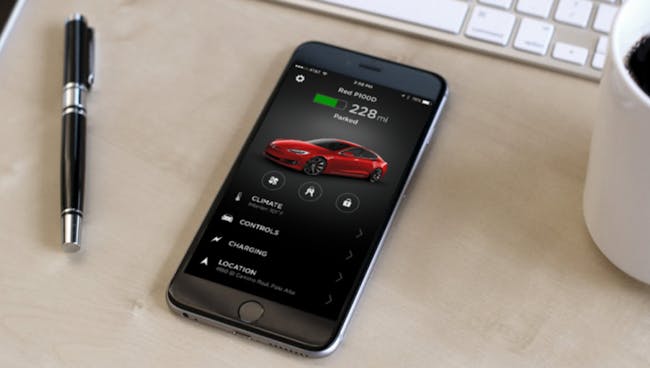 tesla mobile app android