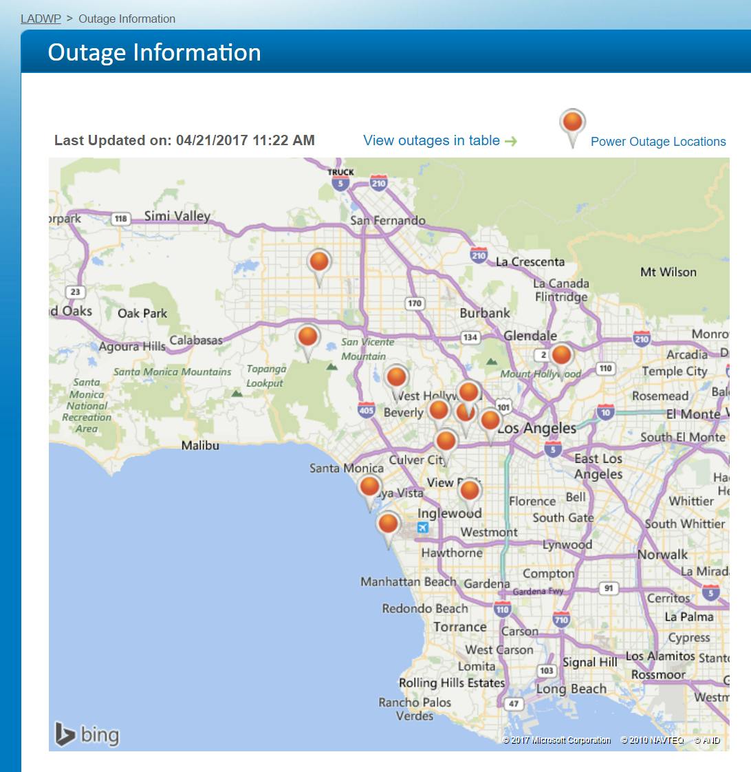 Pacific Gas And Electric Outage Map - Maping Resources