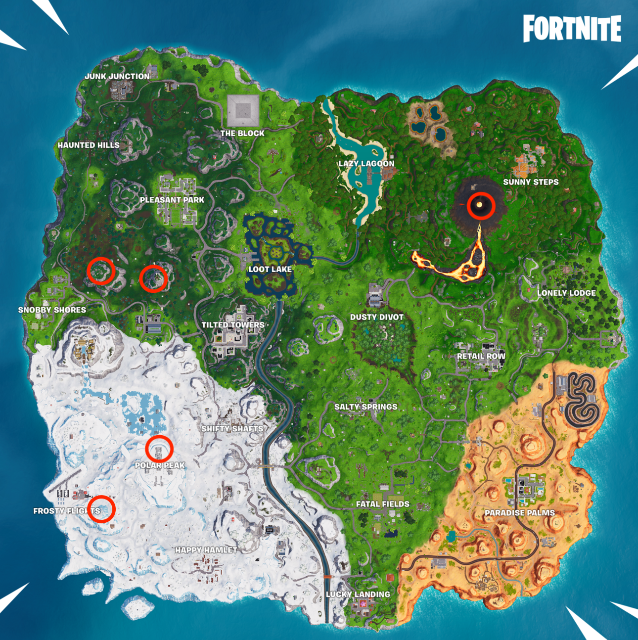 Fortnite 5 Highest Elevations Locations Where To Find The Tallest - fortnite 5 highest elevations locations where to find the tallest points inverse