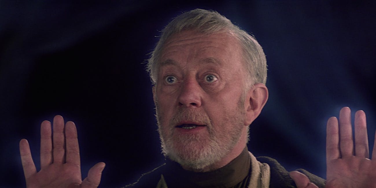 Obi-Wan Kenobi's ghost in 'The Empire Strikes Back'