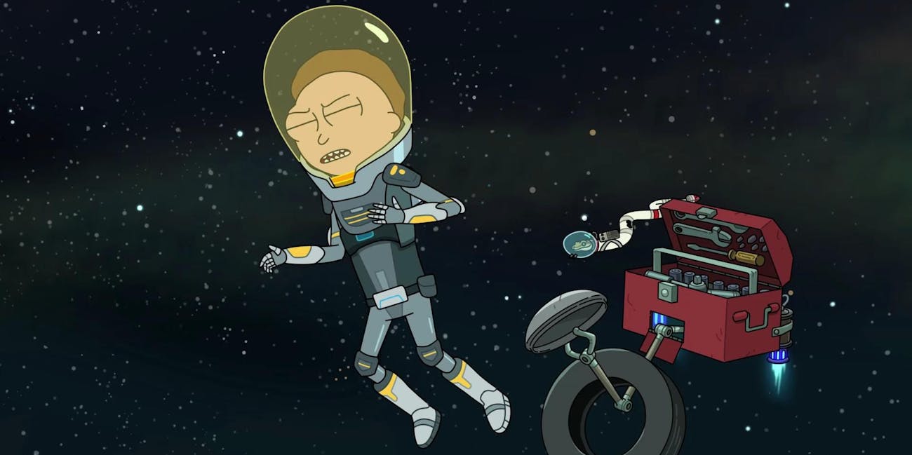 rick and morty space snake