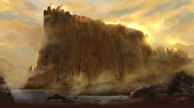 The Lannister family home Casterly Rock in 'Game of Thrones'