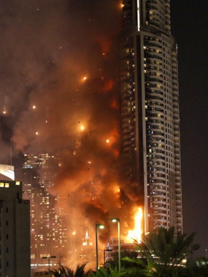 One of Dubai's Biggest Hotels Is Engulfed in Flames | Inverse