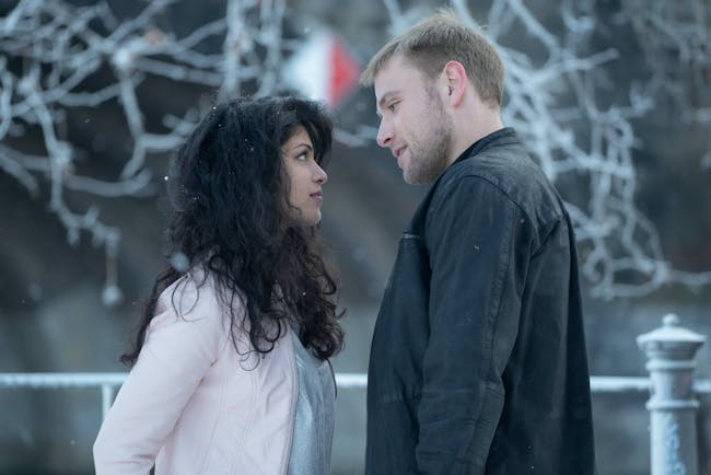 Tina Desai and Max Riemelt in Sense8