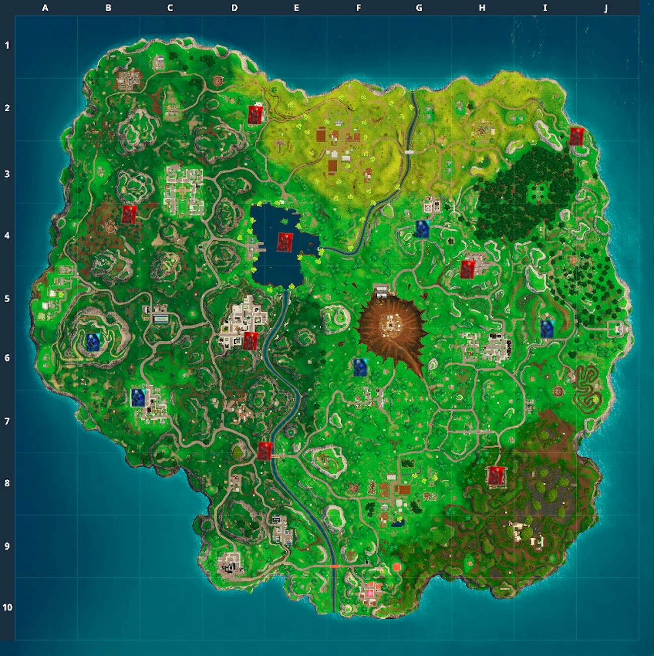 the fortnite week 6 challenge has you spray paint over posters at these locations - fortnite spray posters