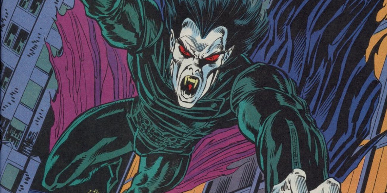 Morbius the Living Vampire, como visto nos quadrinhos