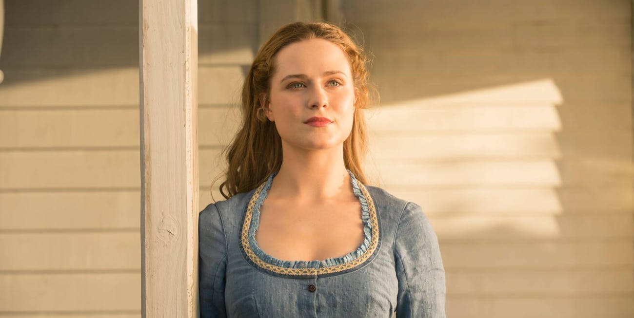 Evan Rachel Wood as Dolores in HBO's "Westworld"