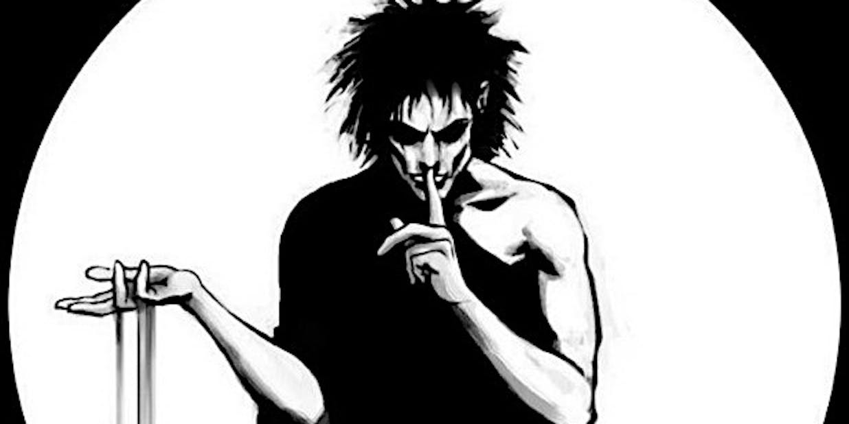 Illustration of the Sandman from Neil Gaiman's Vertigo comic 'Sandman'