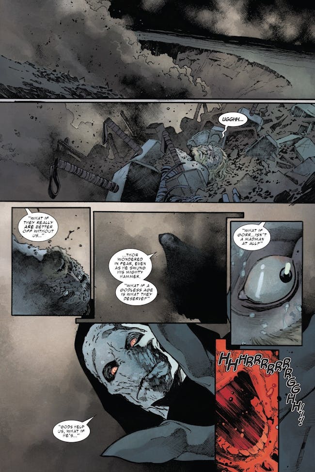 Panel from Unworthy Thor #2