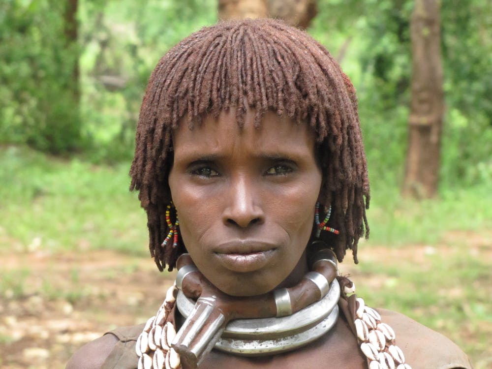 A Hamer individual from Ethiopia who took part in the study. Many alleles associated with light skin originated in Africa, not in Europe.