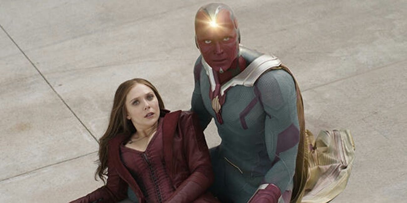 Wanda and Vision first team up in 'Captain America: Civil War'