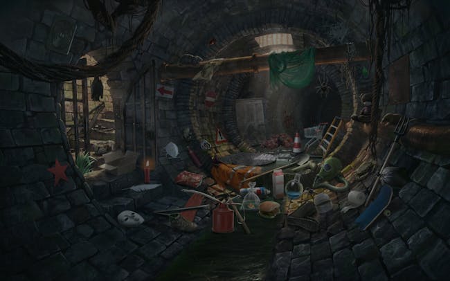 Some kind of monster dwelt in the London Sewers.
