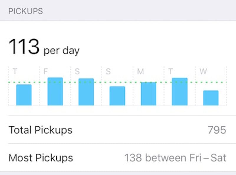 ios 12 screen time pick ups