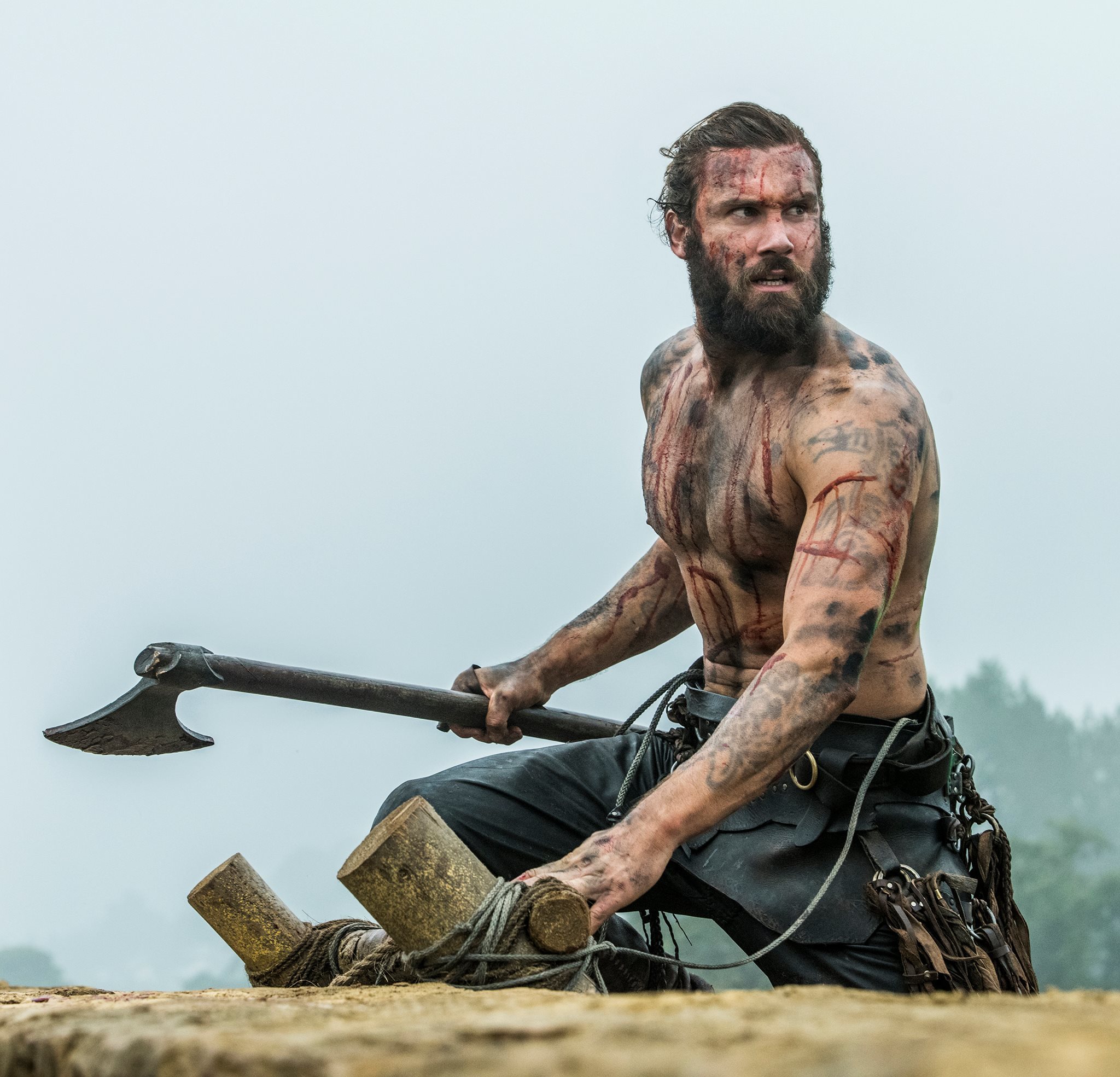 Who are the main characters in the History Channel's Vikings series?