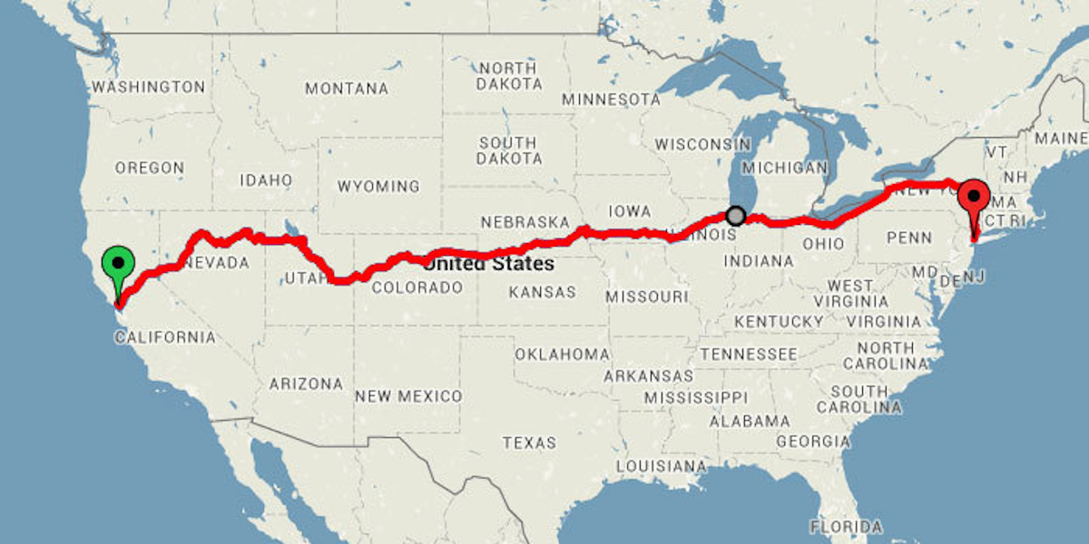 This Map Reveals the Ultimate Cross-Country Train Trip Under $250