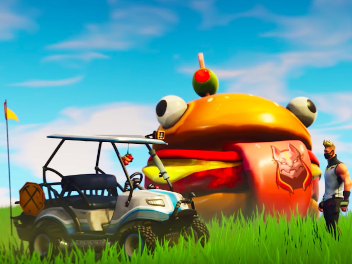fortnite season 5 cinematic finally reveals what those rifts were for inverse - hamburger guy from fortnite