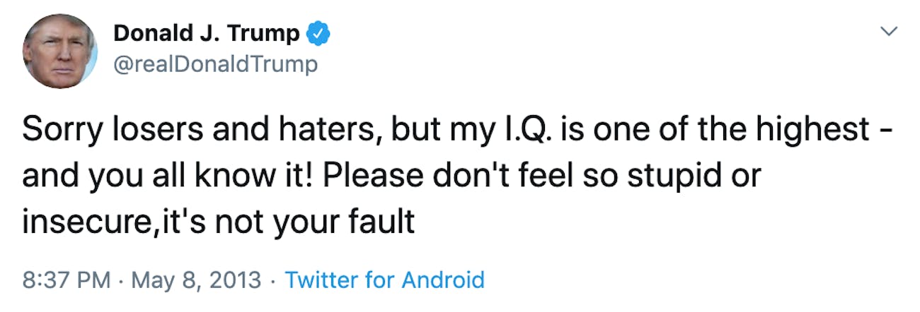 trump tweets