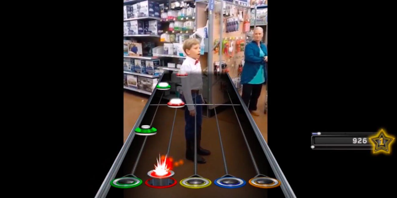 Yodeling Walmart Kid Guitar Hero