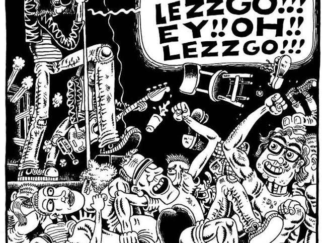 Another panel from 'Punk Rock and Trailer Parks', Derf's comic set in the Rust Belt