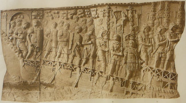 roman pontoon bridge