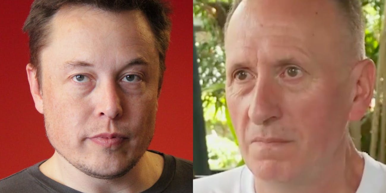 Elon Musk and Vernon Unsworth