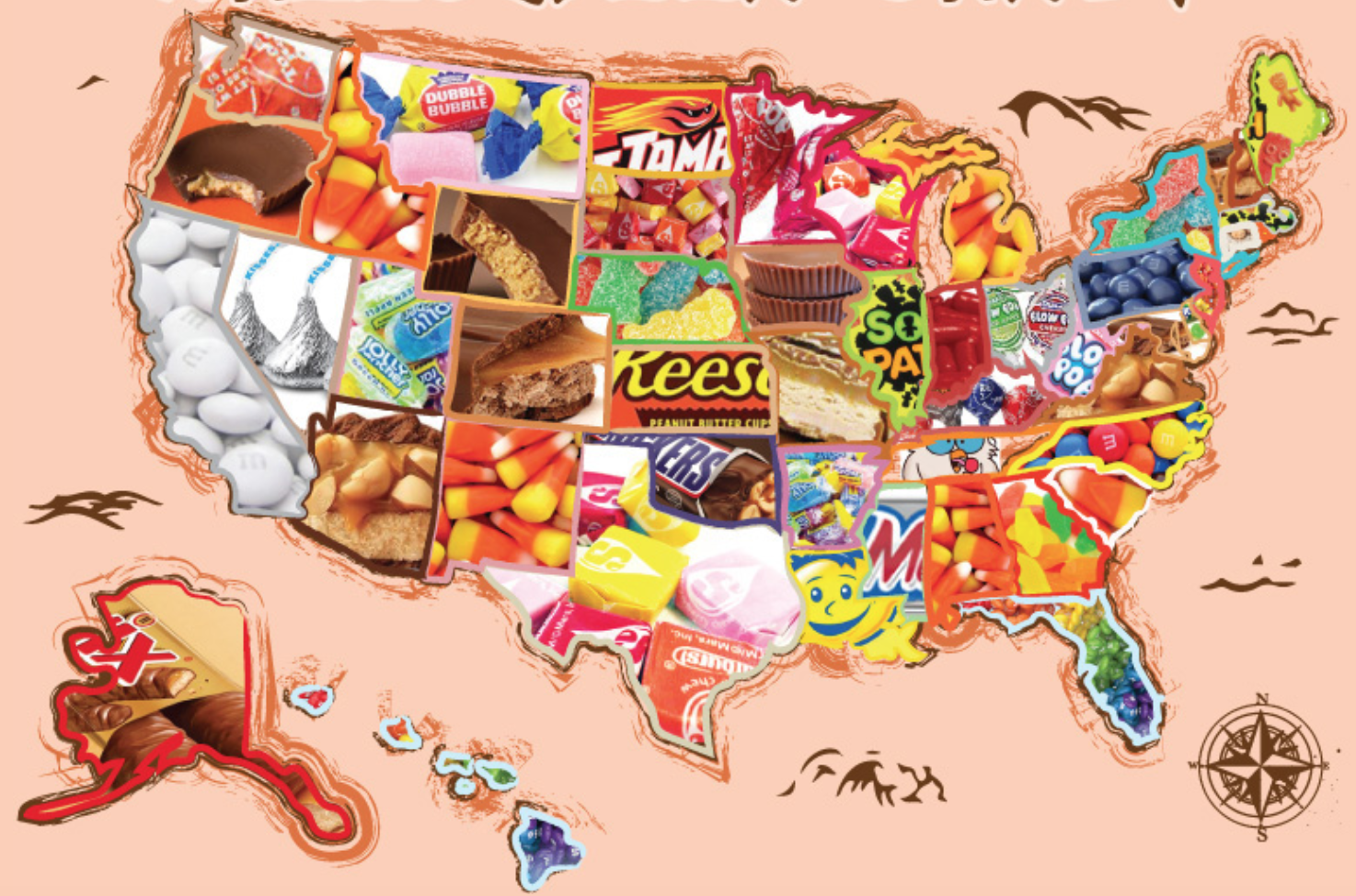 This Map Shows What Halloween Candy is the Most Popular in Every State ...