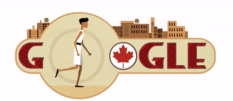 The Google Doodle honoring Tom Longboat, published by the search giant on June 4, 2018.