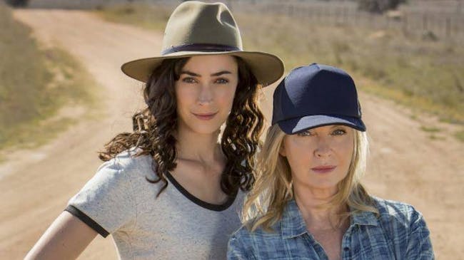 Rebecca Gibney and Geraldine Hakewill -- 'Wanted'.