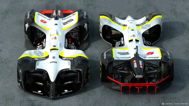 Front and rear of the final Robocar.