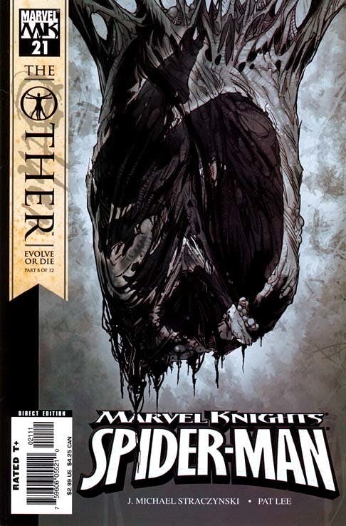 In 'The Other' storyline, Peter hibernates in a cocoon.