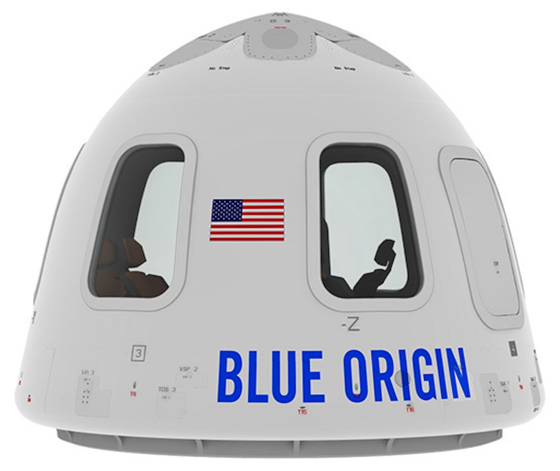 New Shepard's crew capsule 