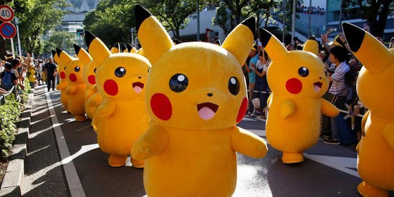 Here Are Images From This Year's Pikachu Parade in Japan Inverse