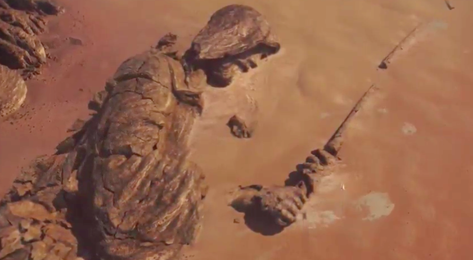 Image result for jedi statue rogue one