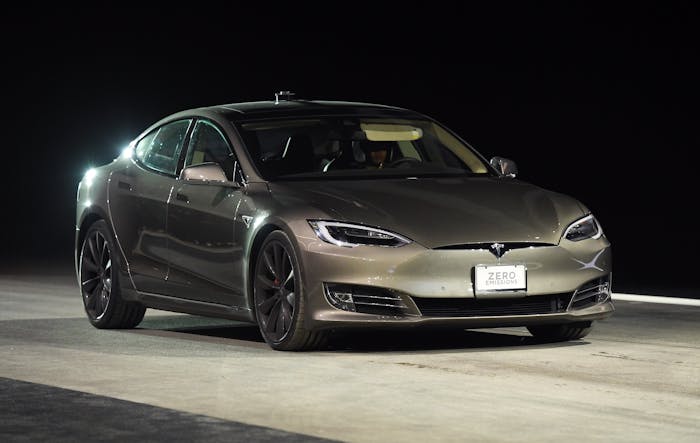 The Tesla Model S.
