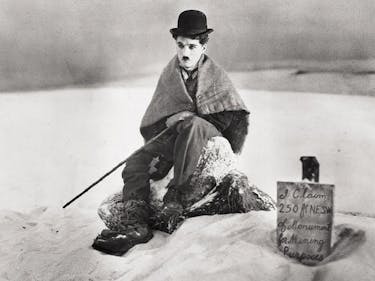 Charlie Chaplin in 'The Gold Rush'