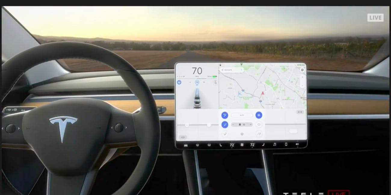 Elon Musk Says The Tesla Model 3 S Interior Is Built For
