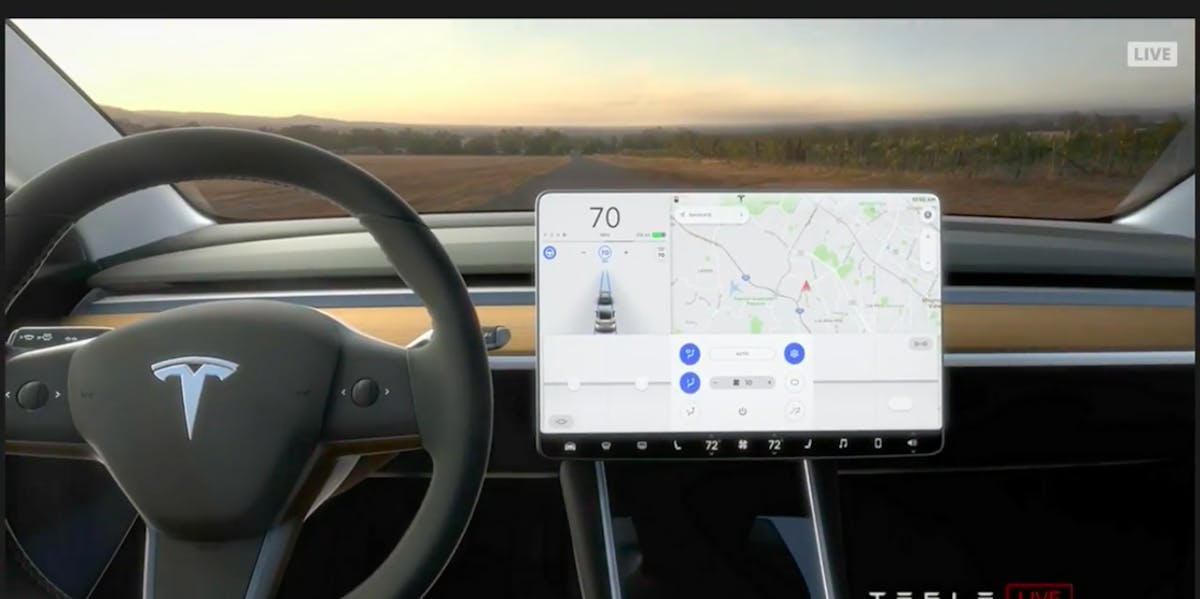 Elon Musk Says The Tesla Model 3 S Interior Is Built For Autonomy Inverse