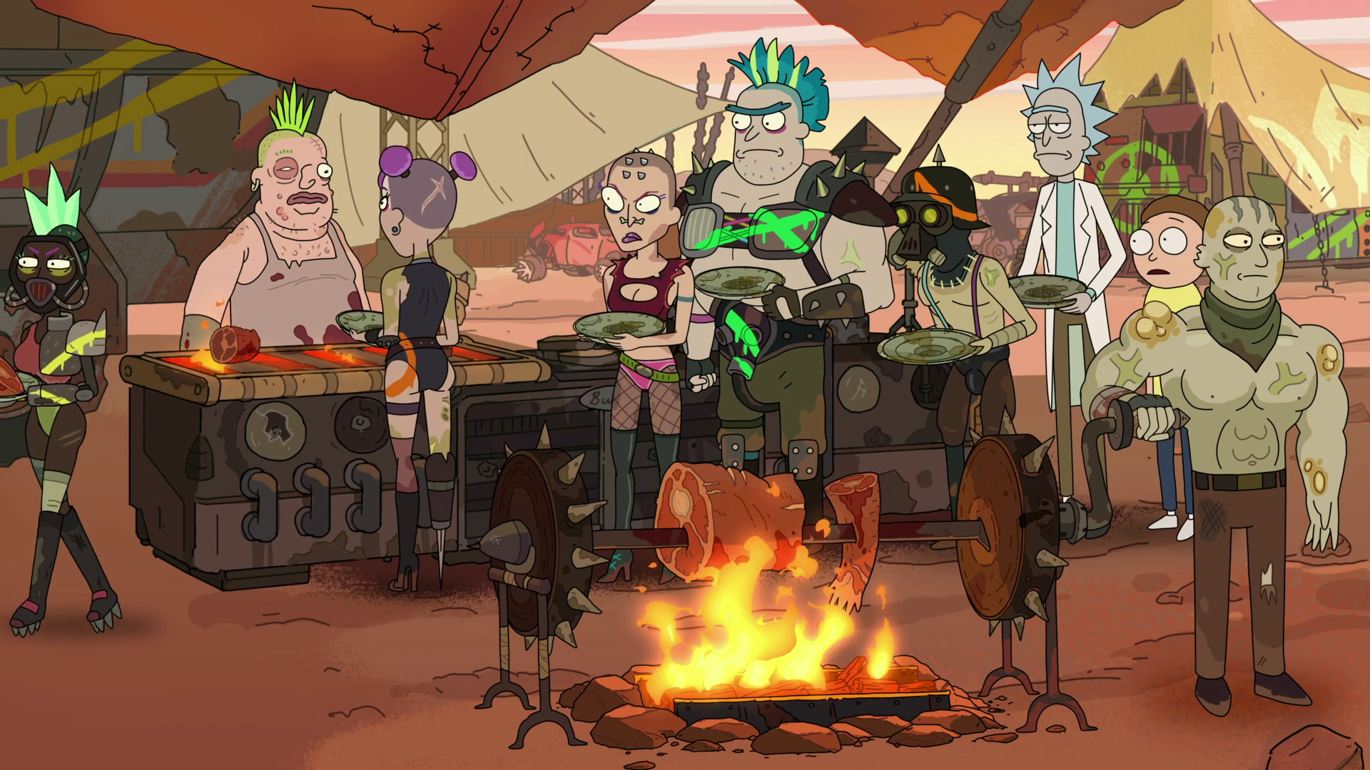 rick and morty rickmancing the stone