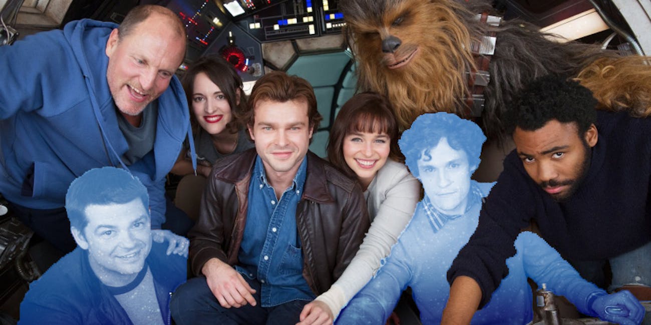 The cast and FORMER directors of 'Solo: A Star Wars Story'