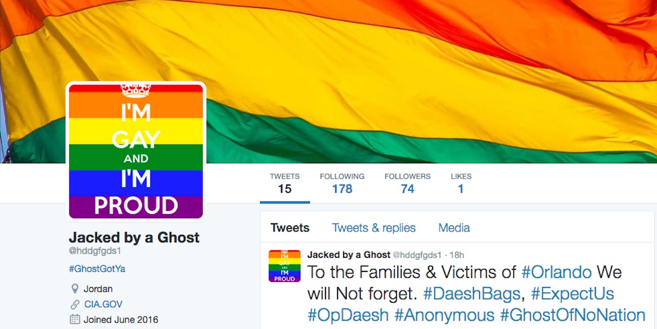 A Hacker Replaced 200 Isis Twitter Accounts With Links To Gay Porn 
