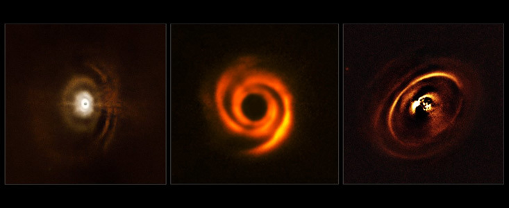 The protoplanetary discs as captured by SPHERE.