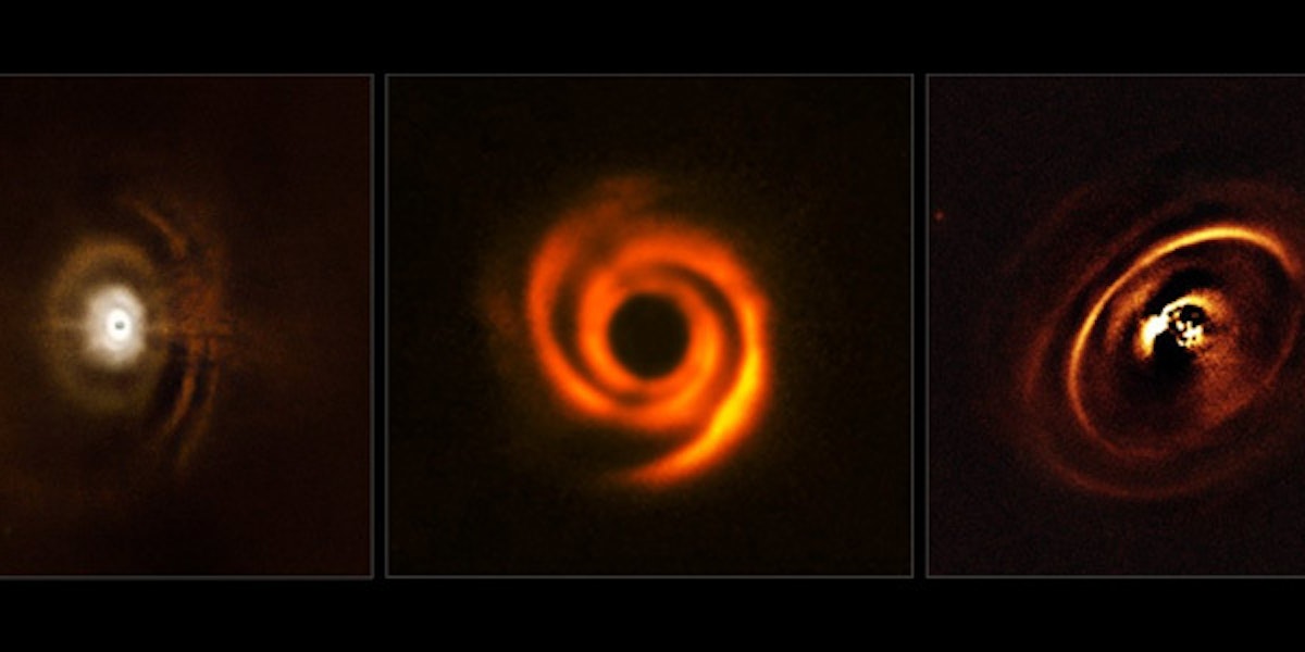 The protoplanetary discs as captured by SPHERE.
