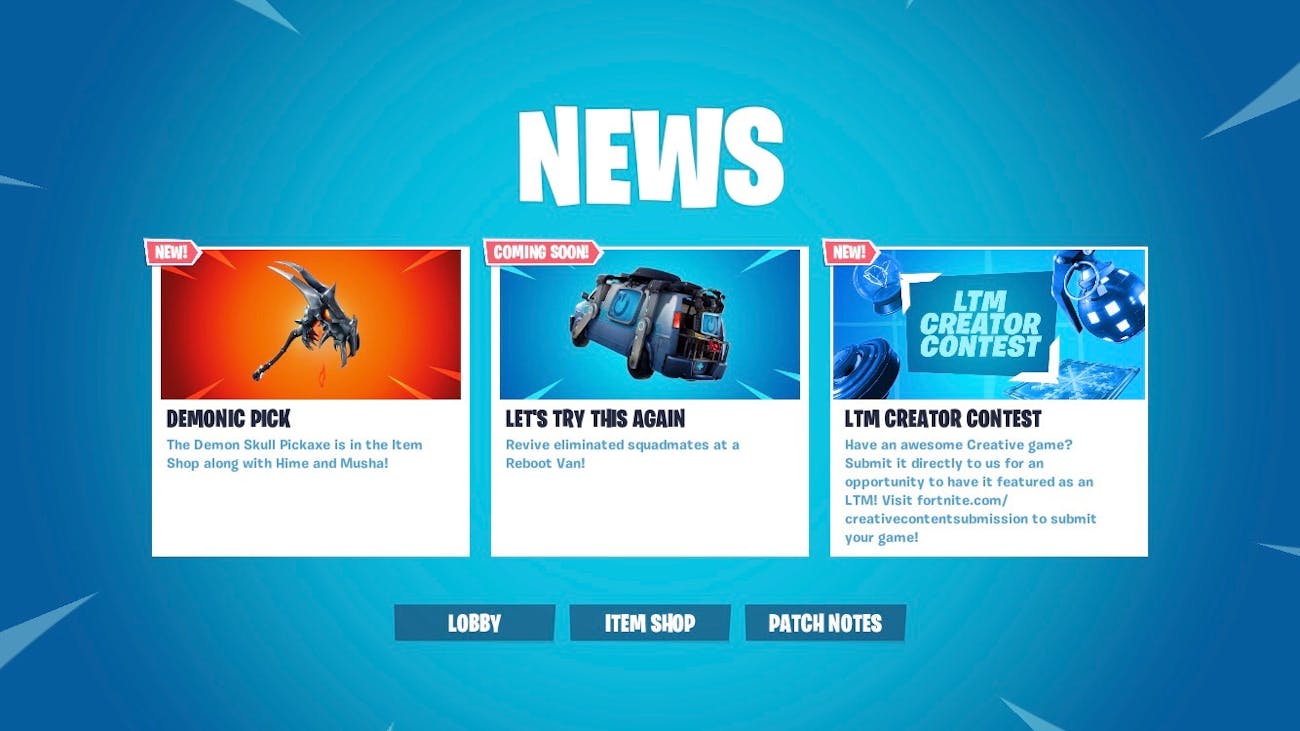 fortnite news reboot van - how to see your ping on fortnite