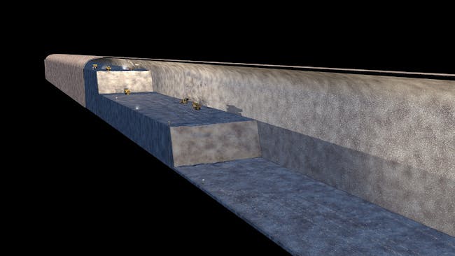 How the tunnel construction is expected to look in the process.