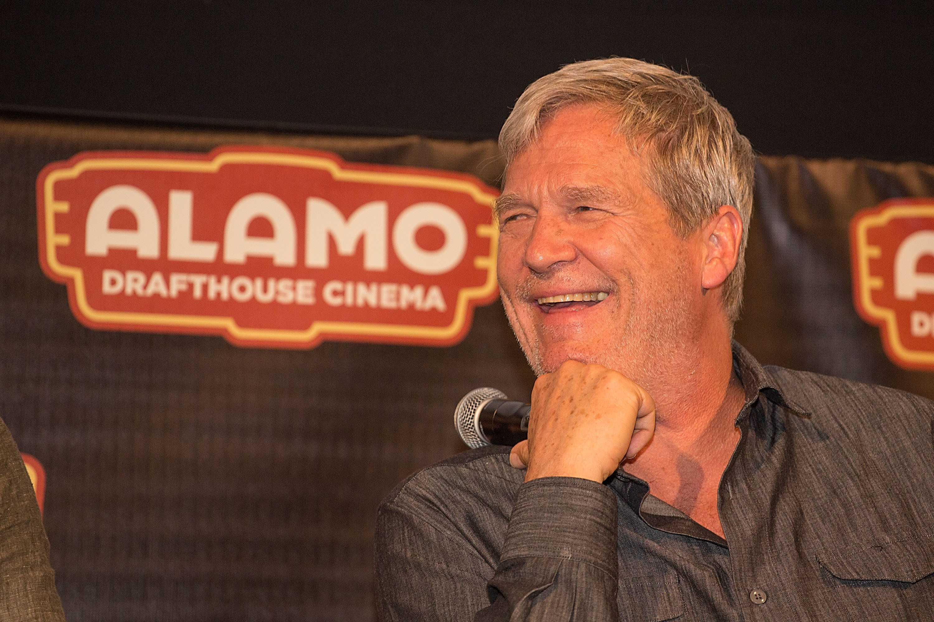 AUSTIN, TX - JULY 25:  Actor Jeff Bridges participates in an Alamo Drafthouse Q&A following the Texas red carpet screening of 'Hell or High Water' on July 25, 2016 in Austin, Texas.  (Photo by Rick Kern/Getty Images for CBS Films)