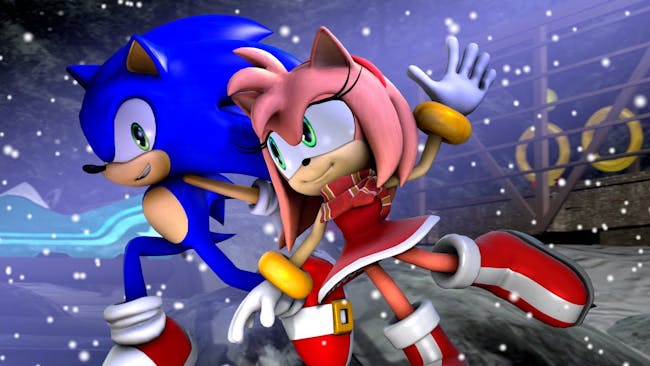 Amy Rose and Sonic