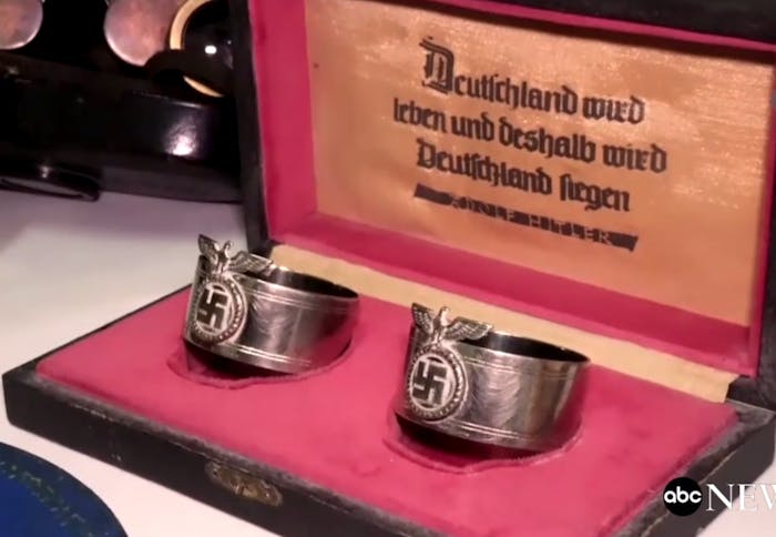 Nazi artifacts found in Argentina house.